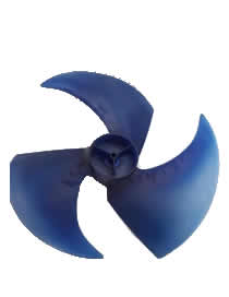 Pala Helice Split 400 mm 3 Aspas Azul