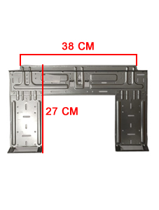 Percha de Chapa para Colgar Unidad Interior Split 27.5 cm x 45 cm