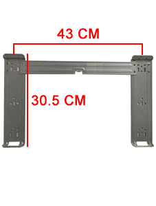 Percha de Chapa para Colgar Unidad Interior Split 23.5 cm x 49 cm