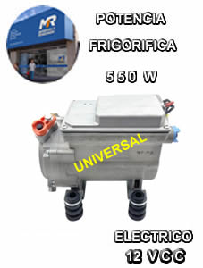 Compresor Aire Acondicionado Universal 550 W sin Kit Electronico - 12 VDC Agro-Vial R134a