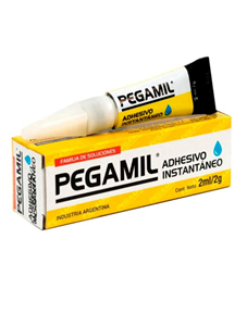 Pegamil - Gotita Instantanea 2 Grs.- para Burletes - Plasticos y Metales.