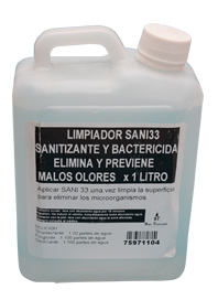 Limpiador Sanitizante y Bactericida x 1 L