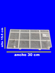 Filtro Plast para Split Ancho 30 cm x 15.5 cm