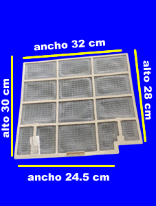 Filtro Plast para Split Ancho 31.5 cm x 29.5 cm