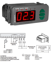 Control Digital de Temp Mt516 Rvti Plus - Combistato - Frio/Calor con Timer 220v