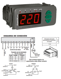 Control Digital Phase-Log - Monitor Protecctor 220v/380v