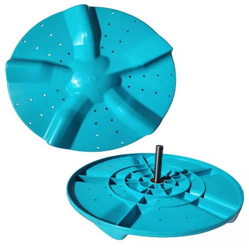 TURBINA AGITADOR LAVARROPAS COLUMBIA CELESTE LSC7000 EJE PERFORADO