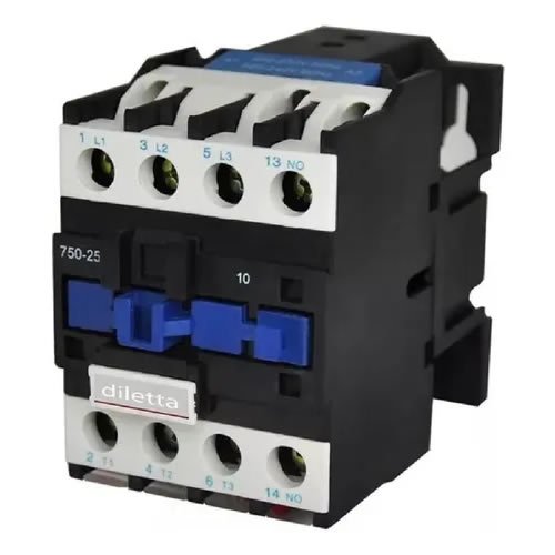 CONTACTOR 3 FASES 12 A BOBINA 220V DILETTA
