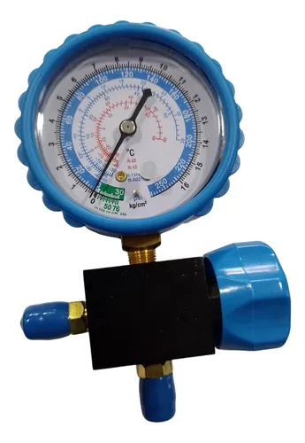MANIFOLD SIMPLE DE BAJA SM-03 CUERPO ALUM R12,R22,R134