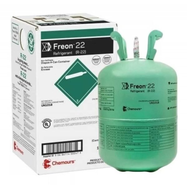 GAS GARRAFA R22 BX 13.620 KG FREON - CHEMOURS