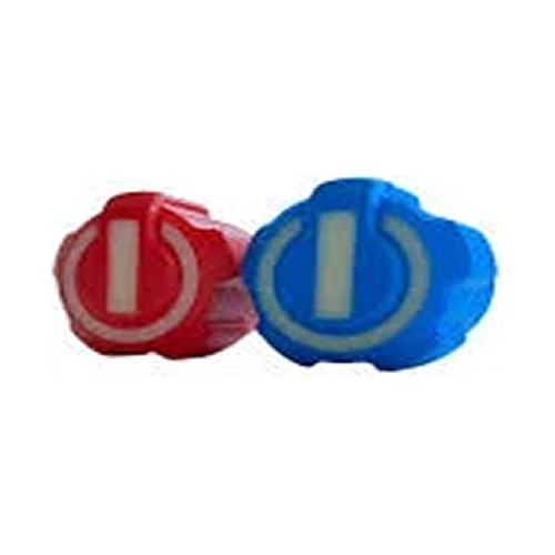 PERILLA P/LLAVE MANIFOLD - FRENTE- EJE REDONDO ROJA Y AZUL